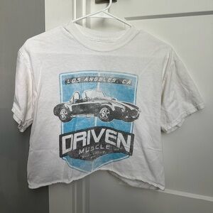 Cropped Graphic T Shirt